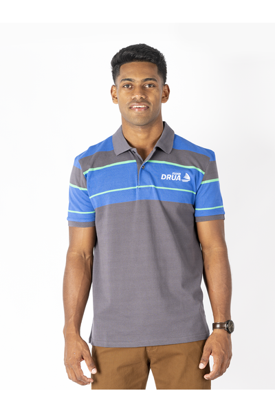 Fijian Drua Mens Yarndyed Polo - Vosawale