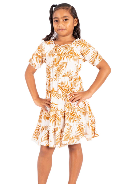 TRIBAL ORIGIN GIRLS LUNA DRESS- LEI