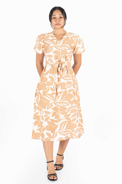 Nifty Soul Dress With Puff Sleeve BF35060