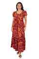 NIFTY SOUL ZEDD RUFFLED HEM DRESS