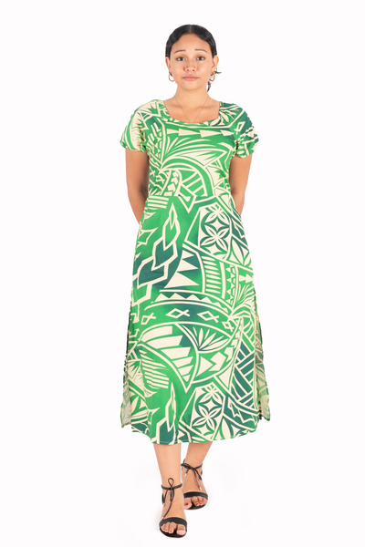 Tribal Origin Tania Dress With Slit  FB1787 Fale