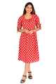 NIFTY SOUL DRESS WITH TIE SLEEVE