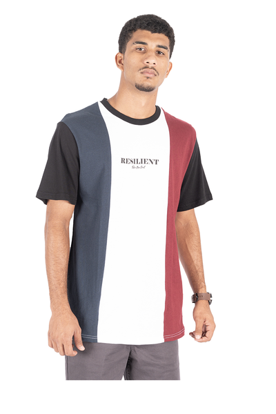 Dark Mens Relax Panel Tees - Resilient