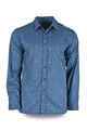 WOODGREEN MENS L/S SHIRTS - ROYAL