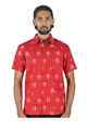 WOODGREEN MENS S/S SHIRTS - ABSTRACT