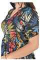 SENITOA LADIES GLOSS SMOCKING DRESS - TROPIC