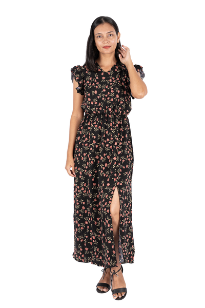 NIFTY SOUL LONG DRESS WITH SLIT