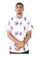 Krass Slim Fit Printed Shirts - Rose