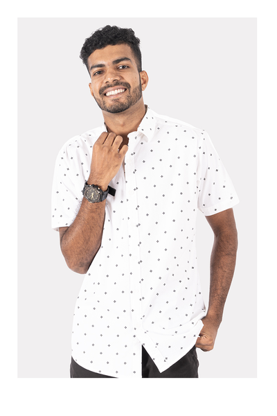 Krass Slim Fit Printed Shirts - Hue