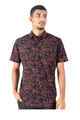 Krass Slim Fit Printed Shirts - Crimson