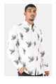 Krass Slim Fit Printed L/S Shirts - Rose