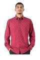 Krass Slim Fit Printed L/S Shirts - Hue