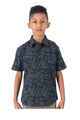 Krass Boys Slim Fit Printed Shirts - Crimson