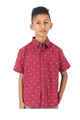 Krass Boys Slim Fit Printed Shirts - Hue