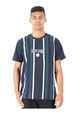 Dark Mens Stripe Relax Tees - New York