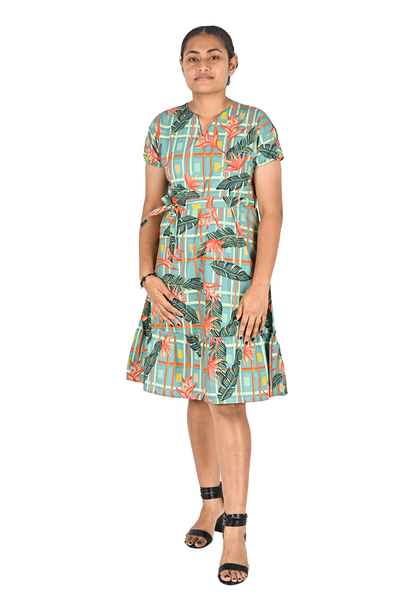 SENITOA LADIES MIRI DRESS - MONSTERA