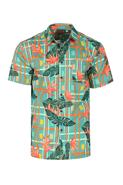 SENITOA MENS RELAX FIT SHIRT - MONSTERA