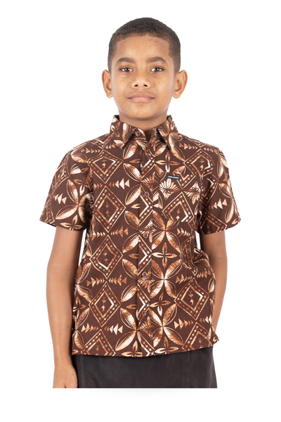 Tribal Origin Boys Bula Shirts - FB1777