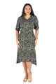 NIFTY SOUL V NECK DRESS