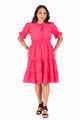 NIFTY SOUL VERONICA RUFFLED HEM DRESS