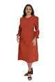 NIFTY SOUL RUFFLED HEM DRESS