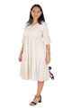 NIFTY SOUL DELTA RUFFLED HEM DRESS
