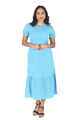 NIFTY SOUL DOT RUFFLED HEM DRESS