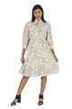 NIFTY SOUL RUFFLED HEM DRESS