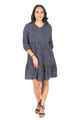 NIFTY SOUL RUFFLED HEM DRESS
