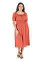 NIFTY SOUL DRESS WITH PUFF SLEEVE