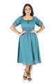 NIFTY SOUL DRESS WITH PUFF SLEEVE