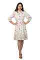 NIFTY SOUL RUFFLED HEM DRESS