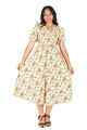 SENITOA LADIES GLOSS SMOKING DRESS - MULTI