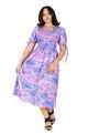 Akamu Smocking Dress With Puff Sleeve- Lusiana