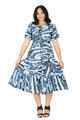 Akamu Ruffled Hem Dress Koloha