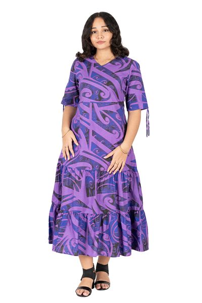 Akamu Ruffled Hem Dress Manuiaa