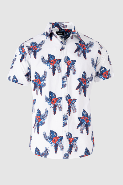 Krass Slim Fit Printed Shirts - Trop