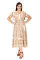 Nifty Soul Midi Dress With Frill Sleeve 