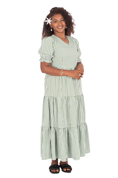 NIFTY SOUL RUFFLED HEM DRESS