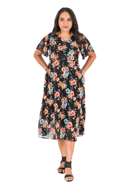 Nifty Soul Chiffon Dress