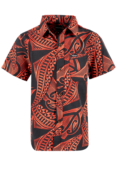 Tribal Origin Boys Bula Shirt- Meivea