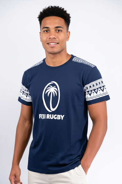 Fiji Rugby Mens Basic Tees - Qasita