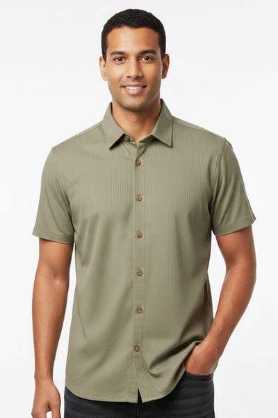 Krass Slim Fit Kintted Shirt- F15808