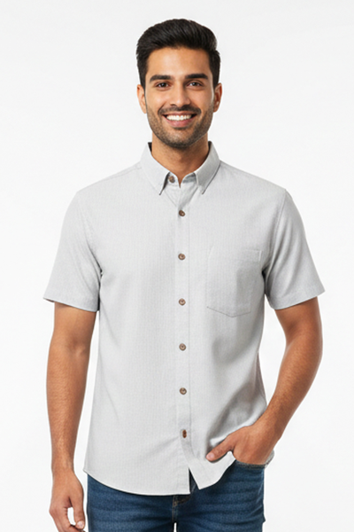 Krass Slim Fit Knitted Shirt- F15806