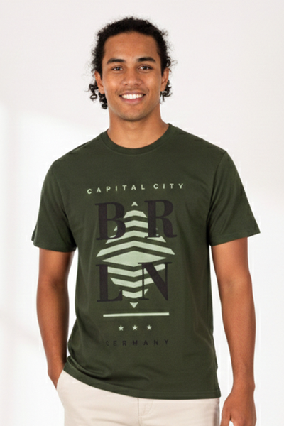 Dark Mens Relax Fit T-Shirt-Berlin