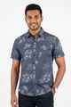 Cloudbeak Mens S/S Poplin Shirt -Fraternity