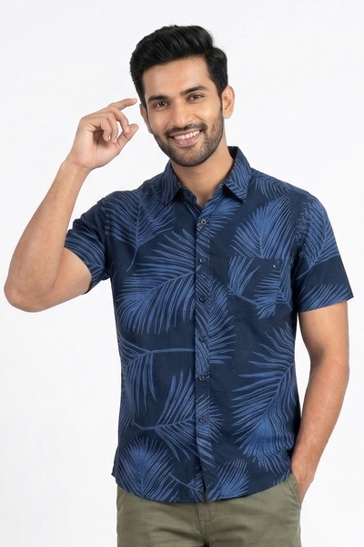 Cloudbeak Mens S/S Poplin Shirt -Palmer