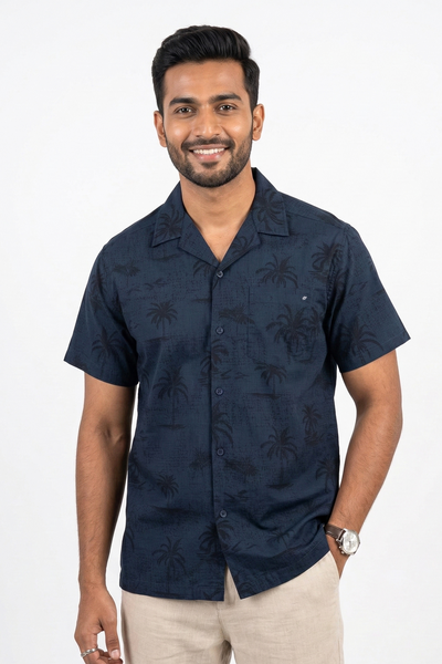 Cloudbeak Mens S/S Poplin Shirt -Nukuvula