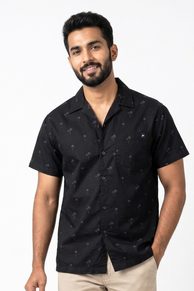 Cloudbeak Mens S/S Poplin Shirt -Vuniniu