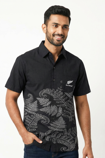 All Black Mens Shirt- Rangi